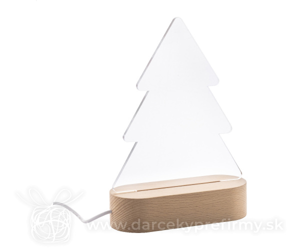 Woodify Xmas - LED svetelná trofej na vianočný stromček