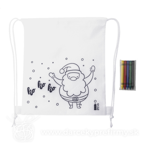 Obrázok produktu Julfar Bag B - vianočný vak na stiahnutie šnúrkou na vyfarbenie