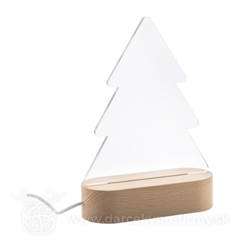 Obrázok produktu Woodify Xmas - LED svetelná trofej na vianočný stromček