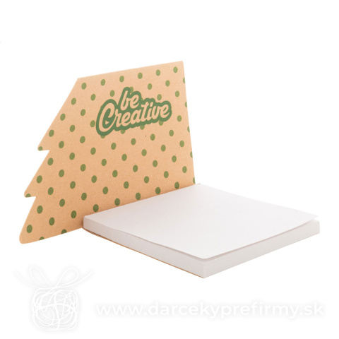 Obrázok produktu CreaStick Xmas Eco - lepiaci poznámkový blok na zákazku, vianočný stromček