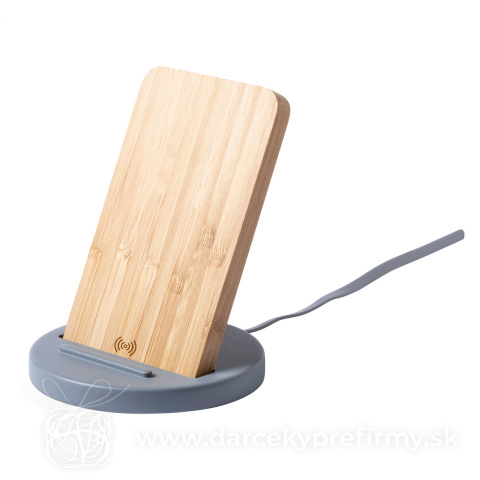 Obrázok produktu Chemek - stojan na mobil s bezdrôtovou nabíjačkou