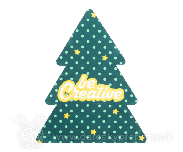CreaClean Xmas - vianočná čistiaca handrička na okuliare na zákazku