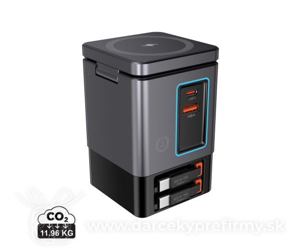 Urban Vitamin Sacramento 105W GaN stanica s nav. káblami