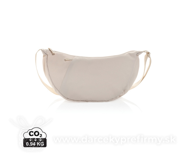 Crescent XL AWARE™ RPET taška cez rameno v tvare polmesiaca
