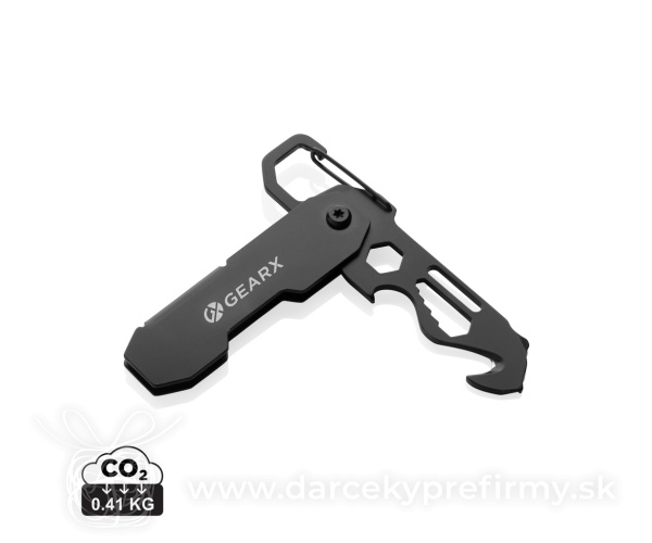 Gear X skladacie EDC náradie s karabínou