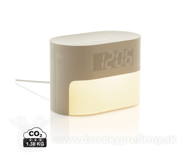 LumaRise RCS budík s bielym šumom z recyklovaného plastu