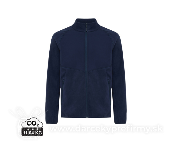Micro fleece bunda na zips IQONIQ Talung z rec. polyesteru