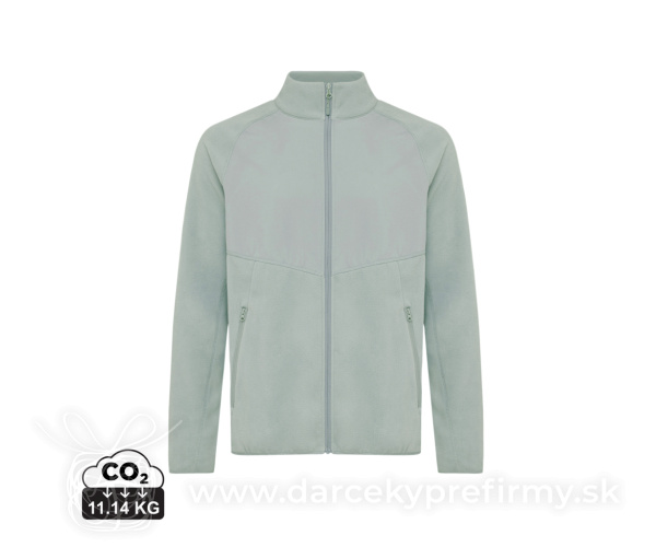 Micro fleece bunda na zips IQONIQ Talung z rec. polyesteru