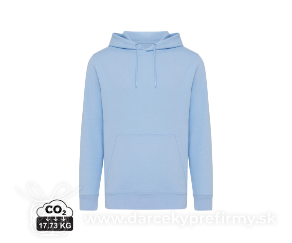 Ľahká mikina s kapucňou IQONIQ Rila z recykl. bavlny
