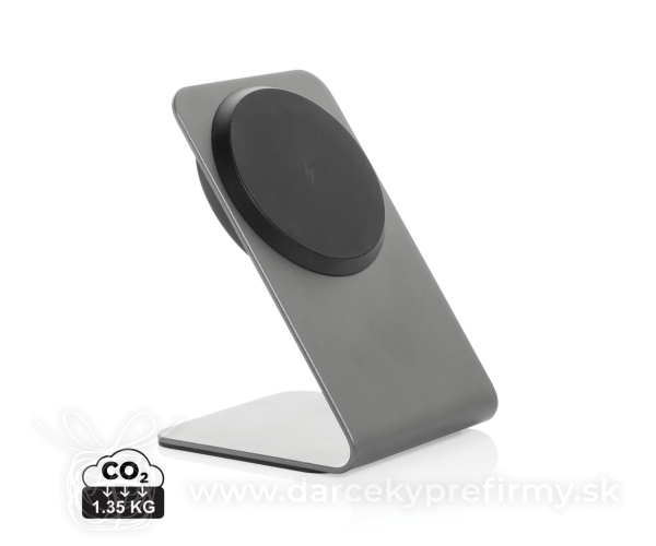 Terra hliníkový stojan na tel. s bezdrôt. nabíjaním 15W