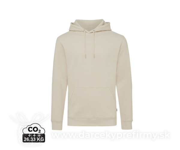 Nefarbená mikina s kapucňou IQONIQ Torres z recykl. bavlny