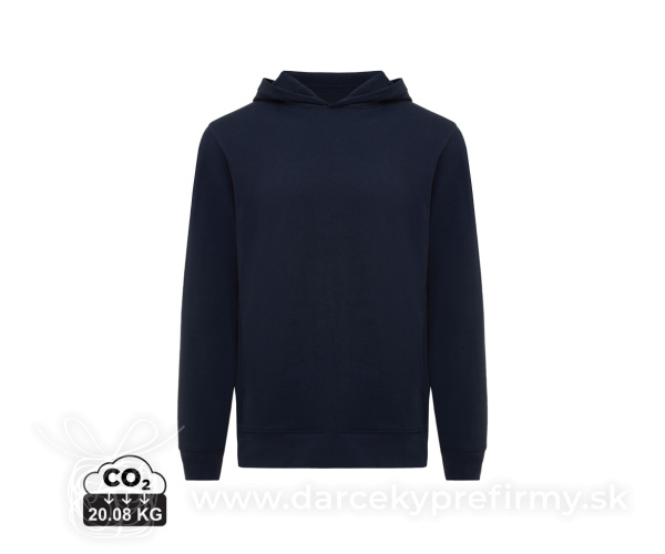 Mikina s bočnými vreckami IQONIQ Yengo z rec. bavlny