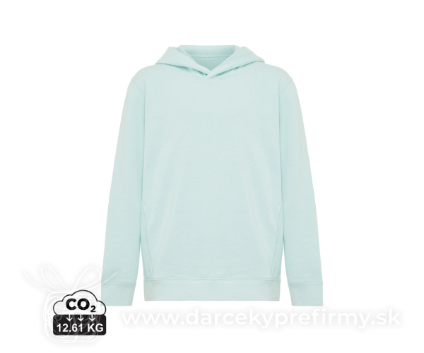 Detská mikina s bočnými vreckami IQONIQ Yengo z rec. bavlny