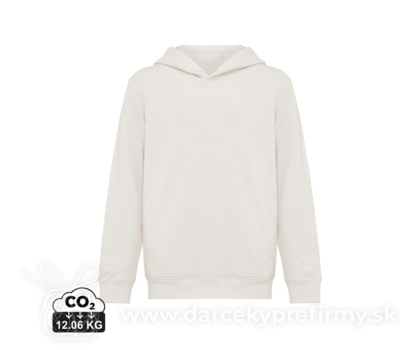 Detská mikina s bočnými vreckami IQONIQ Yengo z rec. bavlny