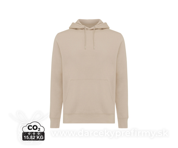 Ľahká mikina s kapucňou IQONIQ Rila z recykl. bavlny