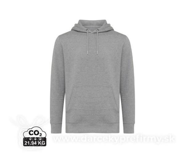 Ľahká mikina s kapucňou IQONIQ Rila z recykl. bavlny