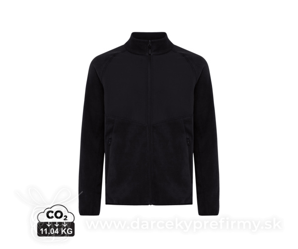 Micro fleece bunda na zips IQONIQ Talung z rec. polyesteru