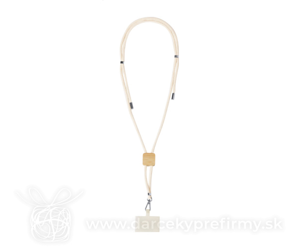 Cohol Neck - lanyard s držiakom na mobilný telefón, štvorec