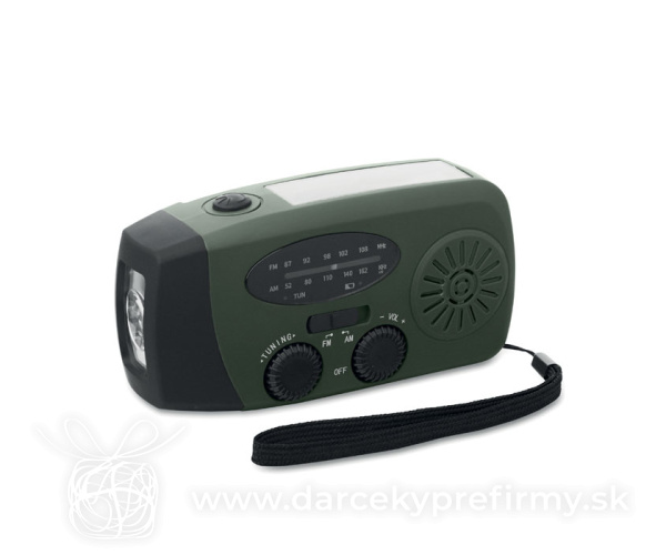 ONDA - Prenosné rádio s LED svietidlom