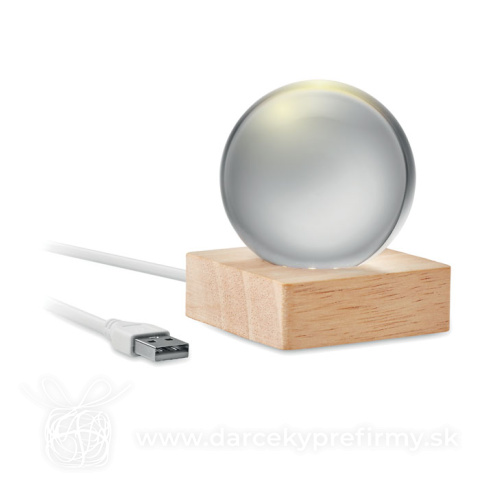 Obrázok produktu LIGHT - Skleněná koule s LED
