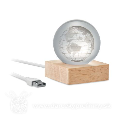 Obrázok produktu GLOBE LIGHT - Skleněný globus s LED