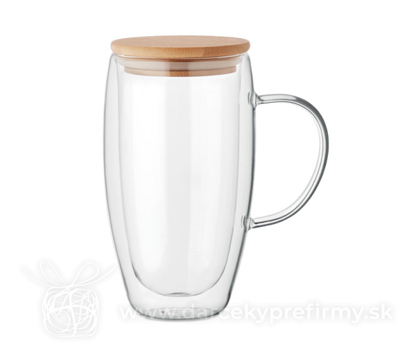 EXISTING NAME - Skleněný hrnek s dvojitou 450ml