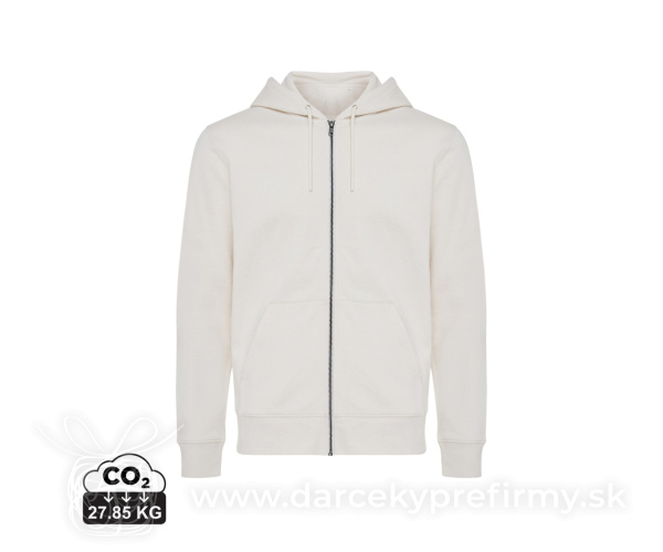Mikina na zips s kapucňou IQONIQ Abisko z recykl. bavlny