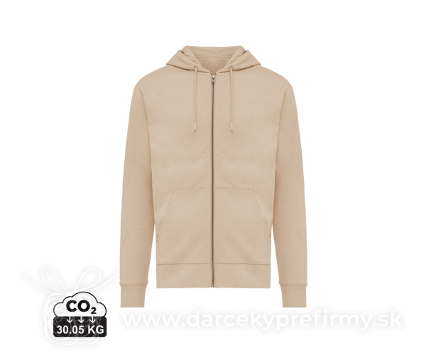 Mikina na zips s kapucňou IQONIQ Abisko z recykl. bavlny