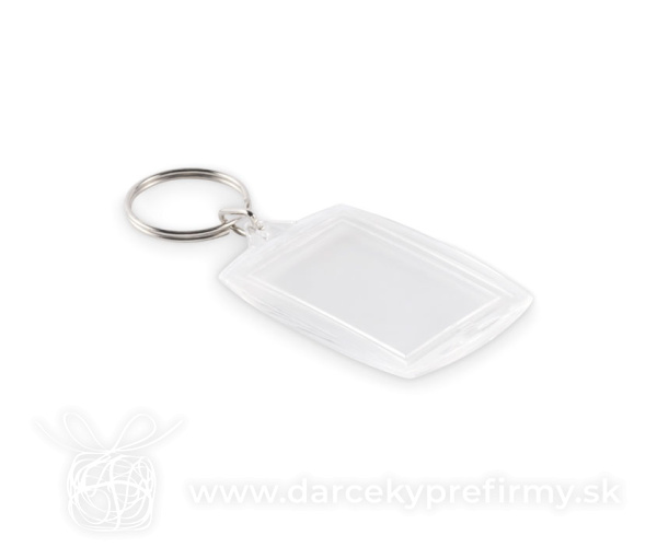 WITHME - Klasická priehľadná klíčenka