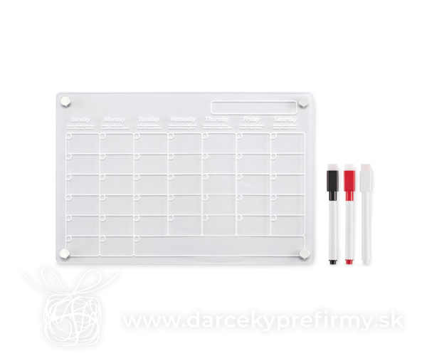 PLANIT - Magnetický akrylový plánovač