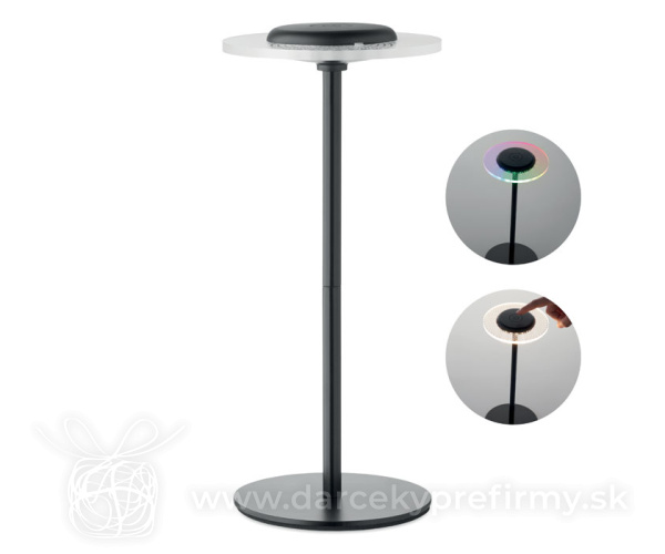 LOUNGE - Dobíjecí kovová stolová lampa