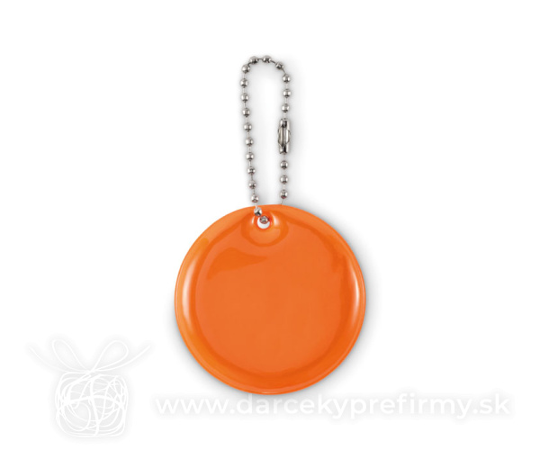 GRIN - Kulatá reflexná klíčenka