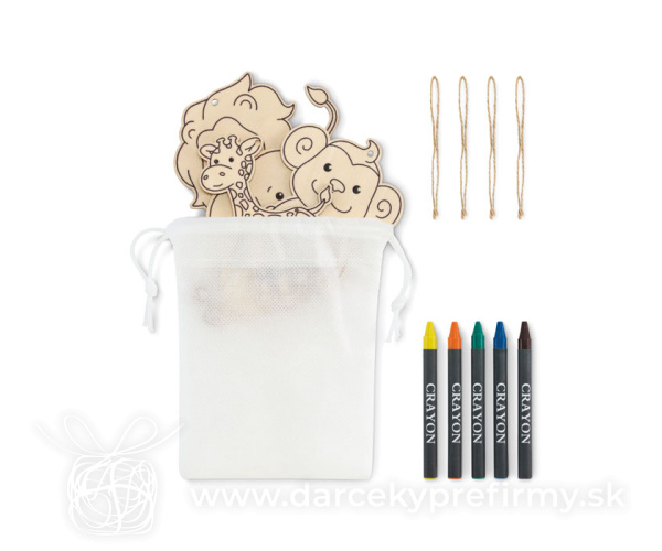 THEZOO - Sada 4 drevených víz