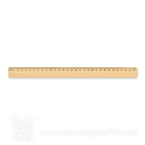 Obrázok produktu RULER30 - Dřevěné pravítko 30 cm