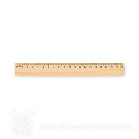 Obrázok produktu RULER20 - Dřevěné pravítko 20 cm