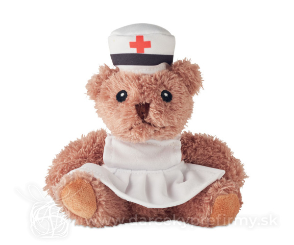 NURSE - Plyšový medvídek sestřička