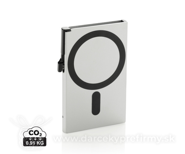 Štand. hlin. RFID magnetický držiak na karty a na telefón