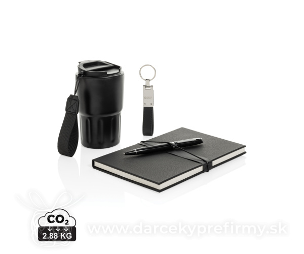 Swiss Peak RCS cert. Luxusná business sada s termohrnčekom