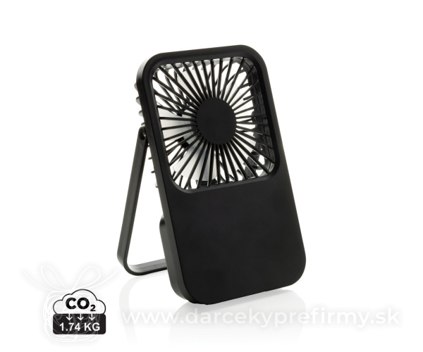 Aervina RCS nabíjateľný stolový ventilátor z rec. plastu
