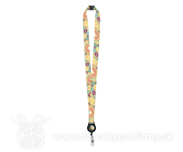 Subyard YoYo A Safe - šnúrka na krk so sublimačnou potlačou na zákazku