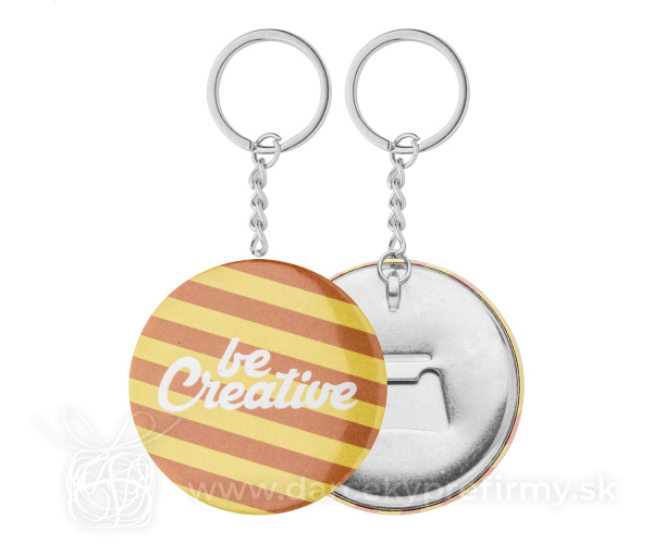 KeyBadge Bottle - prívesok na kľúče gombík