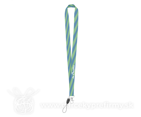Subyard B - šnúrka na krk so sublimačnou potlačou na zákazku
