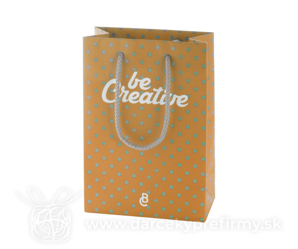 CreaShop M - stredná papierová nákupná taška na zákazku