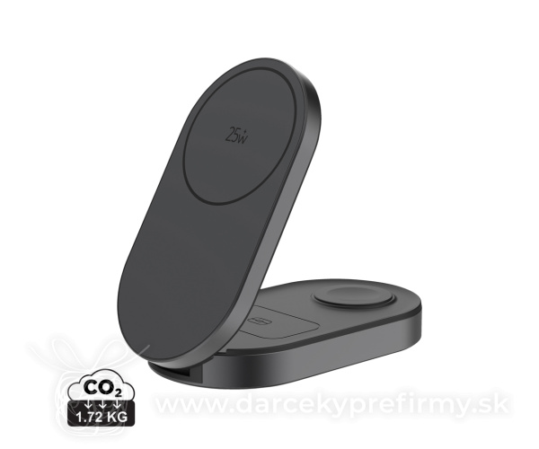 Quantum ultra-rýchla 3-v-1 skladacia bezdrôt. nabíjačka 25W