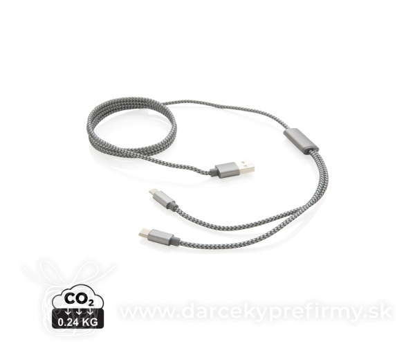 Opletený kábel 3 v 1