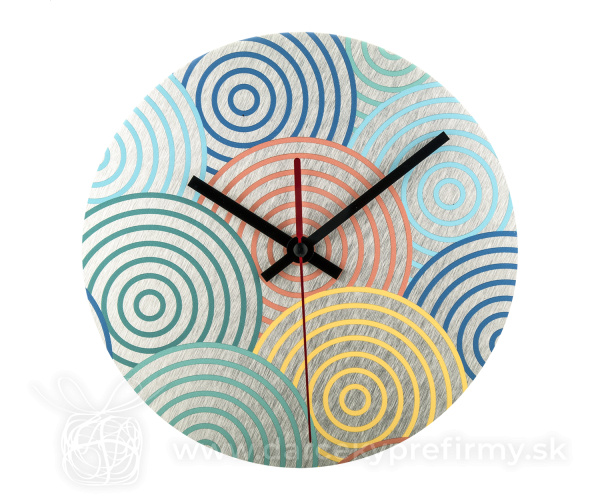 BeTime Alu D - nástenné hodiny