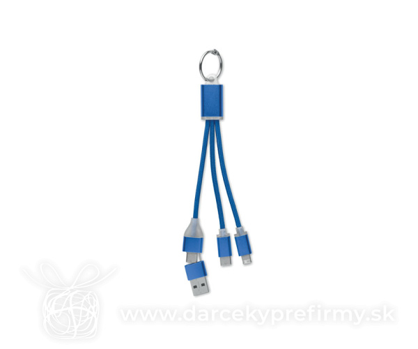 BLUE - Nabíjací kábel 4v1, typ C