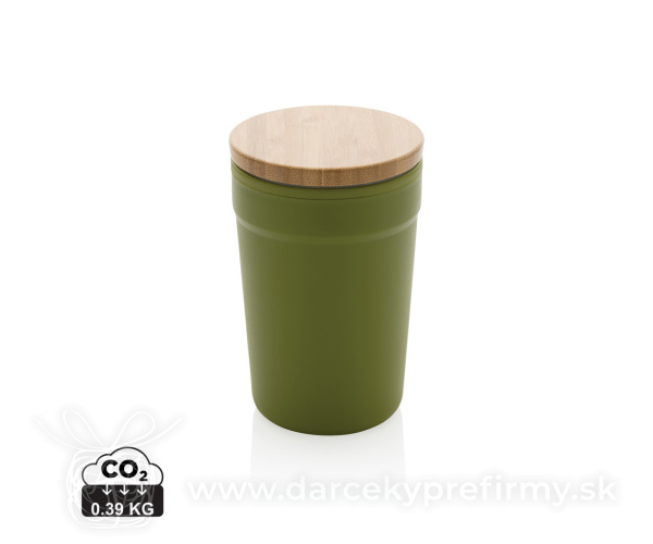 Termohrnček z GRS RPP s bambusovým uzáverom