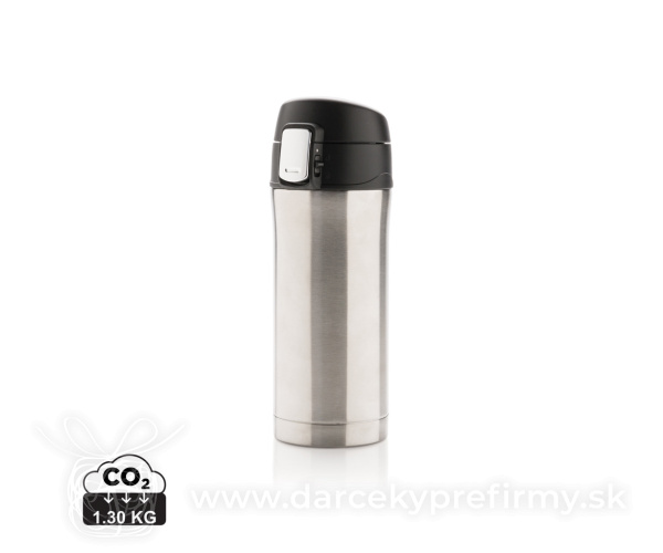 Termohrnček Easy lock z RCS recyklovanej ocele