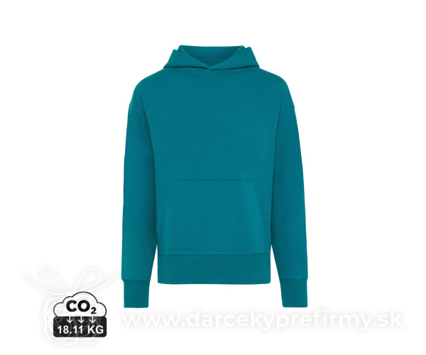Mikina s kapucňou Iqoniq Yoho relaxed fit z recykl. bavlny
